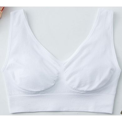 6/12-Pack Women's Wirefree Bralette Unpadded Sleep Yoga Bra