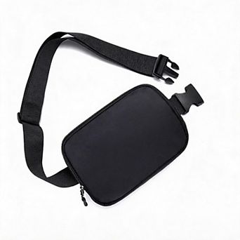Black Versatile Waist and Crossbody Bag for Women