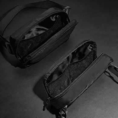 Black Versatile Waist and Crossbody Bag for Women