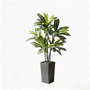 5FT Artificial Dracaena Tree Indoor with Tall Planter