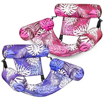 Inflatable Pool Floats Lounge Chairs Adult 2 Pack