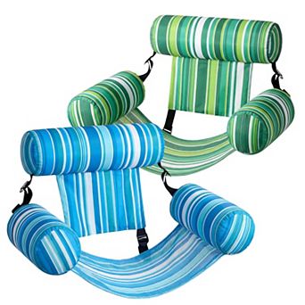 Inflatable Pool Floats Lounge Chairs Adult 2 Pack