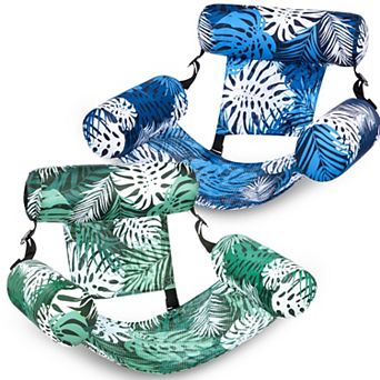 Inflatable Pool Floats Lounge Chairs Adult 2 Pack