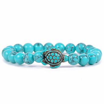 Sea Turtle Tracking Bracelet Crystal