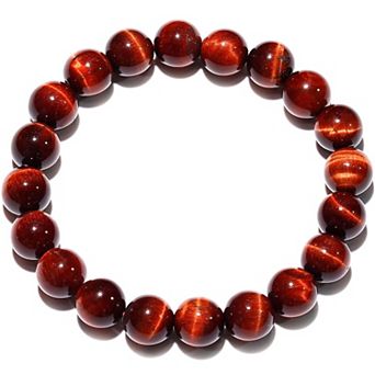 Tiger's Eye Crystal Stretch Bracelet Unisex
