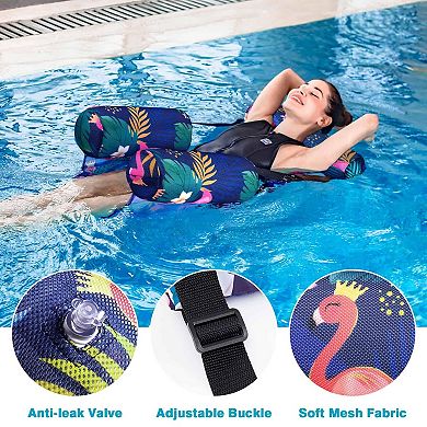 Inflatable Pool Float Lounge Chair Hammock Mesh Water