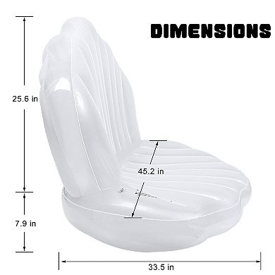 Inflatable Seashell Pool Float Giant Clam Ball Mermaid Party