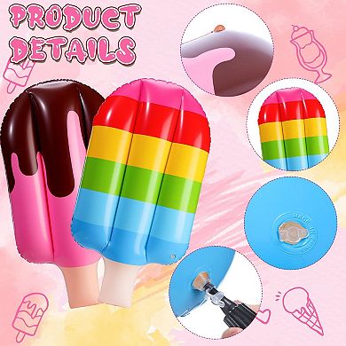 Inflatable Ice Cream Popsicle Pool Party Decorations