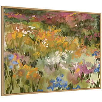 Landscape No 5 Horizontal by Annie Quigley Framed Canvas Wall Art Print