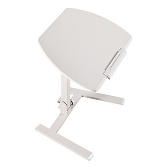 VEVOR Standing Desk, Adjustable Height Mobile Stand Up Desk with Tilting Desktop