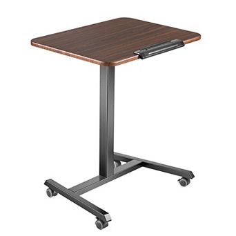 VEVOR Standing Desk, Adjustable Height Mobile Stand Up Desk with Tilting Desktop