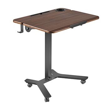 VEVOR Standing Desk, Adjustable Height Mobile Stand Up Desk with Tilting Desktop