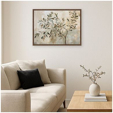 Olive Tree Abstract by The Creative Bunch Studio Framed Canvas Wall Art Print