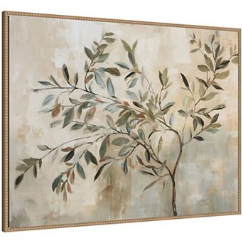 Olive Tree Abstract by The Creative Bunch Studio Framed Canvas Wall Art Print