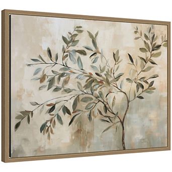 Olive Tree Abstract by The Creative Bunch Studio Framed Canvas Wall Art Print
