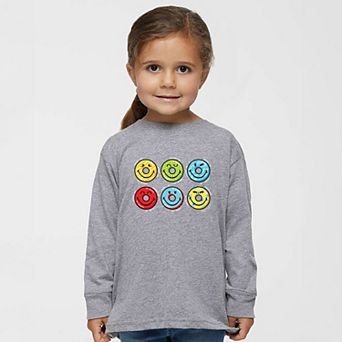 SmileyWorld Pool Floats - Toddler Long Sleeve Graphic Tee