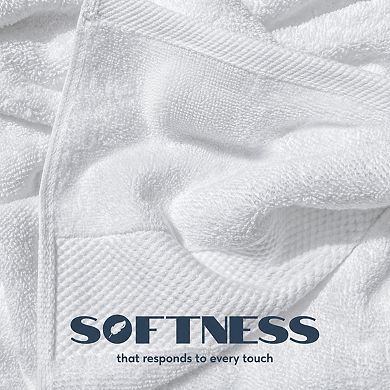 Set of 4 Luxury Bath Towels Ultra Soft Highly Absorbent Quick Dry Hotel Spa