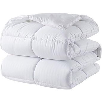 White Queen Down Alternative Comforter 88x92", All Season Lightweight Duvet Insert