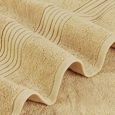4-Pack Bath Towel Set Combed Ring Spun Cotton Quick Dry Absorbent Soft Feel