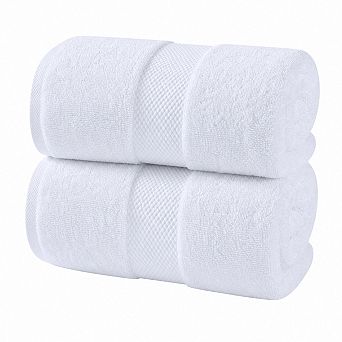 Extra Large Luxury Bath Sheets 2-Pack 700 GSM Highly Absorbent Hotel Spa Towels
