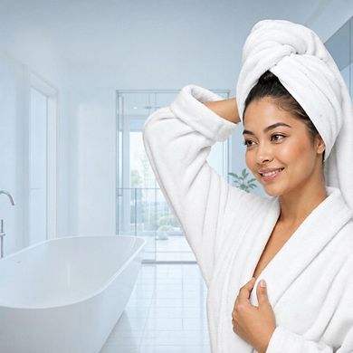 Luxury Super Soft Absorbent Quick Drying 8-Pack Ring Spun Cotton Towels for Home Gym Spa