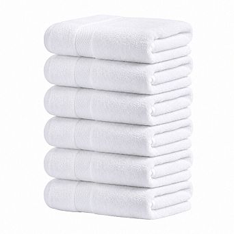 Luxury Super Soft Absorbent Quick Drying 8-Pack Ring Spun Cotton Towels for Home Gym Spa