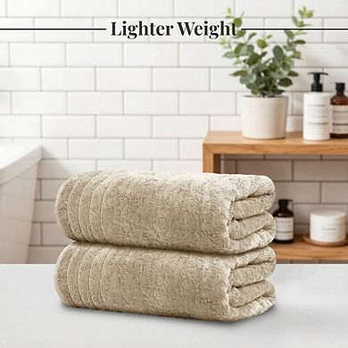 Set of 8 Super Fine Cotton Towels Quick Dry Super Absorbent Bathroom Set