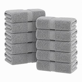 Ring Spun Cotton Terry Bathroom Spa Gym Kitchen Salon Linens Soft Absorbent Quick Dry