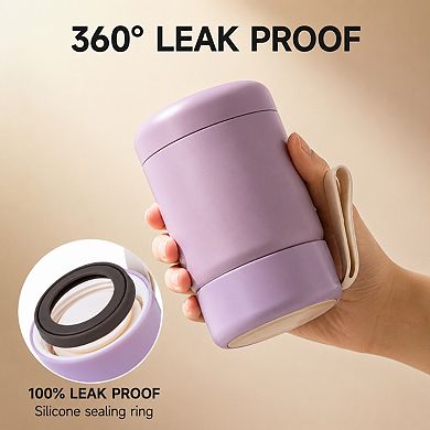 Smarkslabs 10oz Insulated Leakproof Stainless Steel Thermal Food Jar