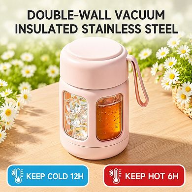 Smarkslabs 10oz Insulated Leakproof Stainless Steel Thermal Food Jar
