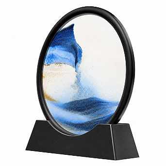 Round Moving Sand Art Sensory Fidget Desktop Home Decoration