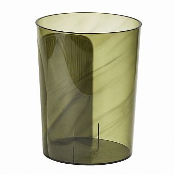 1.5 Gallon Round Plastic Trash Can Multi Purpose For Home Office Dorm
