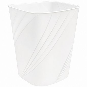 Durable Slim Plastic Trash Can For Bathroom Bedroom Office Dorm Recycling