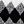 Diamond Black White