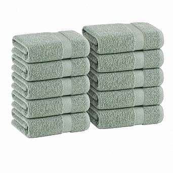 Soft Absorbent Cotton Towels Quick Drying Durable Reusable For Spa Gym Bathroom