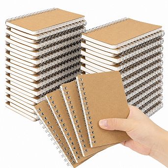 60 Pack Pocket Mini Spiral Notebooks Lined Memo Pads For Home School Office