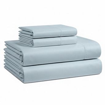 600 Thread Count Cotton Queen Sheet Set 4 pc Sateen Weave Hotel Quality Deep Pocket