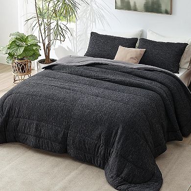 Queen Comforter Set - Cooling and Warm Bed Set, Reversible Bedding for All Season, 3 Pieces