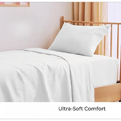3 PC Twin XL Sheets Set,Extra Soft, Cooling Bed Sheets - Wrinkle, Fade, Stain Resistant