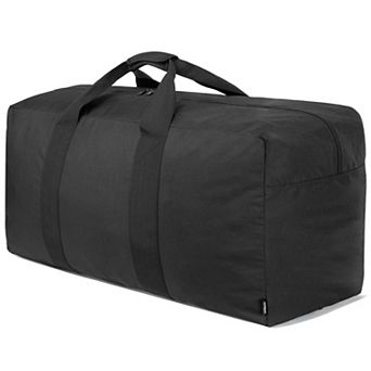 Black 100L Foldable Extra Large Duffle Bag for Men Weekend Camping Overnight Trip