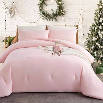 Jersey Knit Comforter Set Breathable Cloud Fluffy All Season
