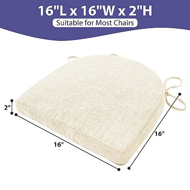 Non Slip Indoor Seat Cushions: Removable Covers, Comfort Support, Easy Clean for Home Office