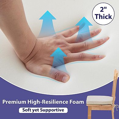 Non Slip Indoor Seat Cushions: Removable Covers, Comfort Support, Easy Clean for Home Office