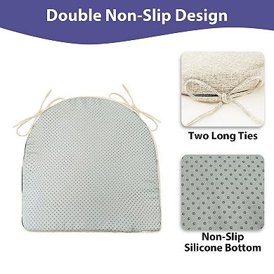 Non Slip Indoor Seat Cushions: Removable Covers, Comfort Support, Easy Clean for Home Office