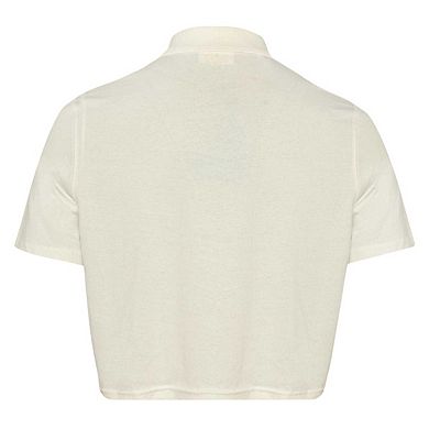Lacoste Womens/Ladies Lettering Cropped Polo Shirt