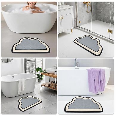 1Pc Fashion Cloud Bath Mat