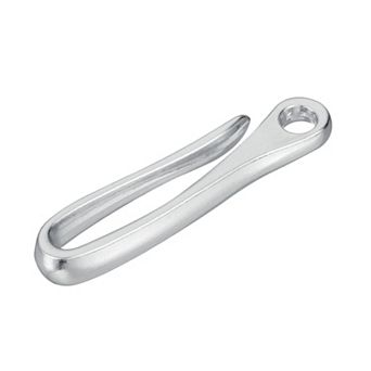 1 pc Fish Hook Keychain, Alloy U Shape Key Belt Clip Solid Key Chain Pocket Clip