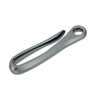 1 pc Fish Hook Keychain, Alloy U Shape Key Belt Clip Solid Key Chain Pocket Clip
