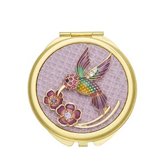Napier Gold Tone Elevated Hummingbird Compact