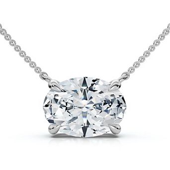 EX3 Diamond 14k Gold 2 Carat T.W. Lab-Grown Diamond Pendant Necklace